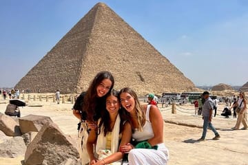 Giza Pyramids, Saqqara, Memphis Day Trip with tickets & lunch