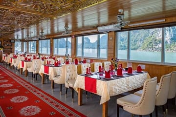 Dragon King Cruise Luxury Day Tour in Halong Bay from Harbor