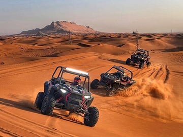 Dune Buggy Dubai Safari Tour in Red Dunes Options