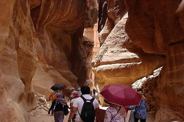 Private Full-Day Wadi Rum and Petra Tour from Wadi Araba Border Crossing