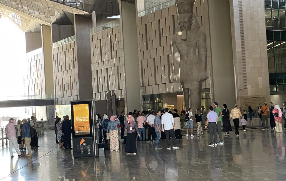 Full-Day Tour of Giza Pyramids, Grand Egyptian Museum, and Khan El Khalili