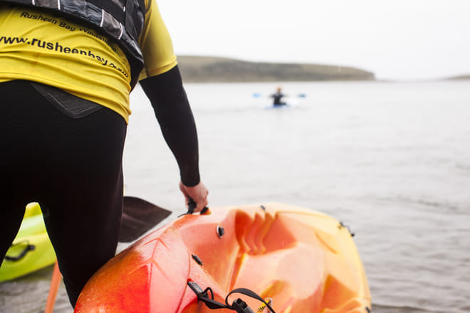 Sea kayaking along the Clare coastline. Clare. Guided. 2