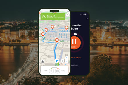 Budapest: Audio Guided Walking Tour (3:45 – 23 audio comments)