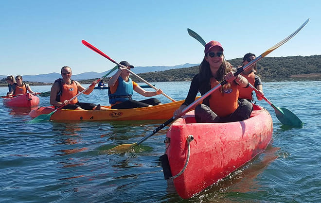 Kayaking in River Duraton Segovia 2