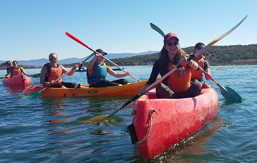 Kayaking in River Duraton Segovia 2