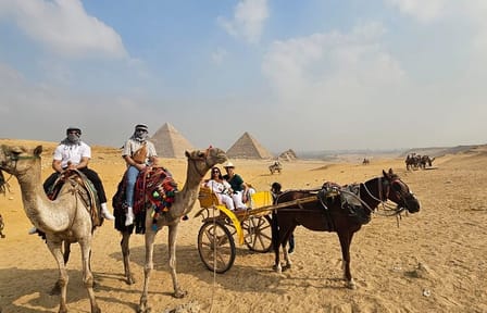Cultural Day Tour of Giza Pyramids and Egyptian Museum