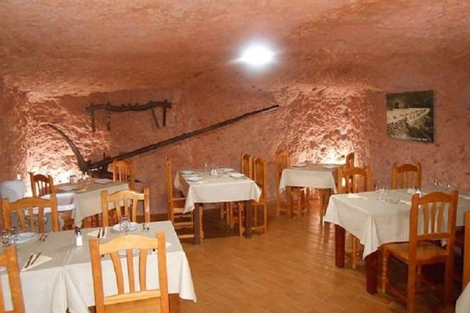 Tasting tapas in a real pre-Hispanic Aboriginal Cave