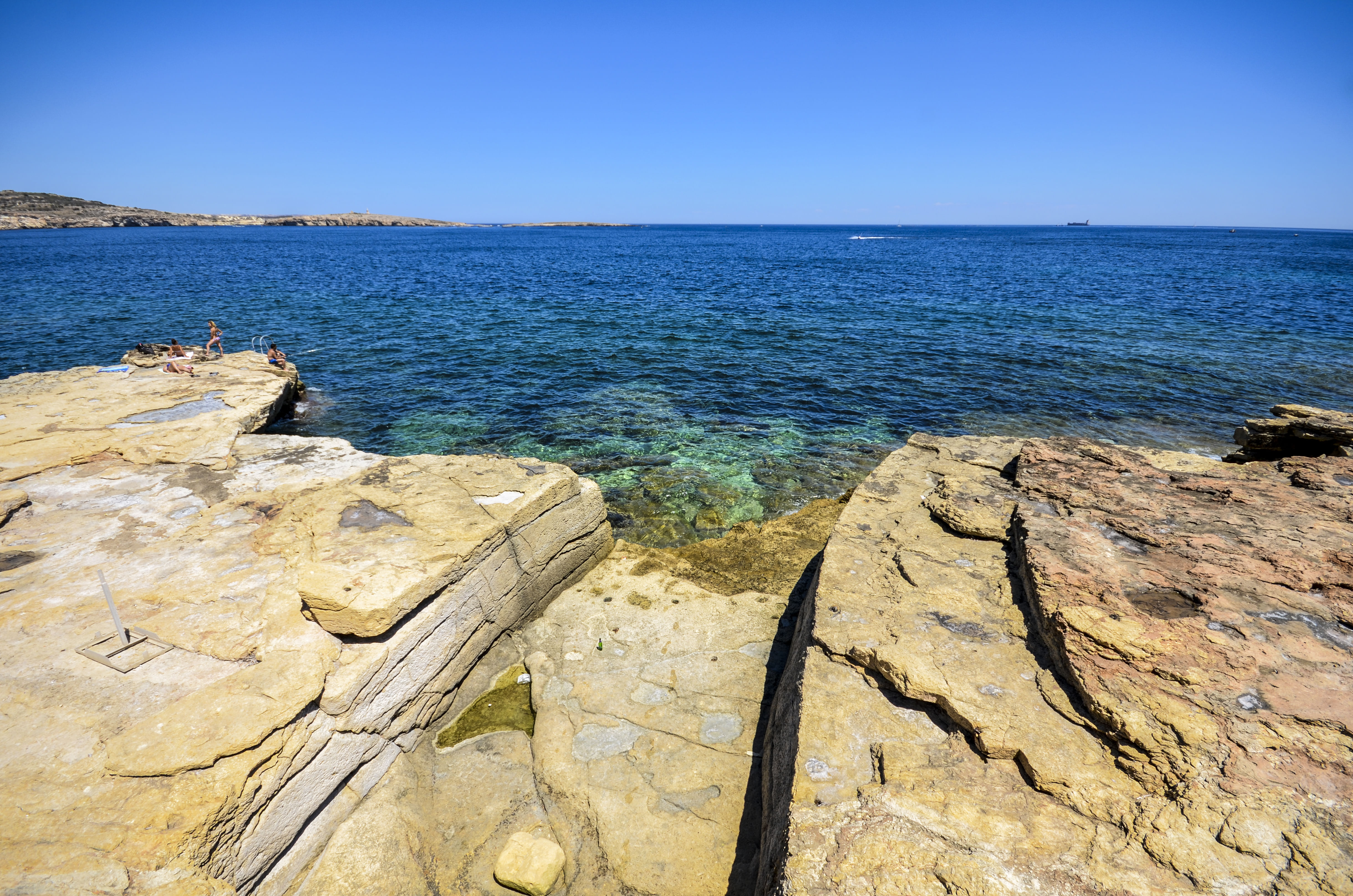 St. Paul's islands as seen from St. Paul's Bay