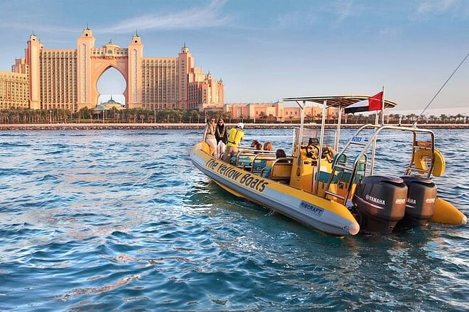 Yellow Boat Tour Dubai With Private Transfers