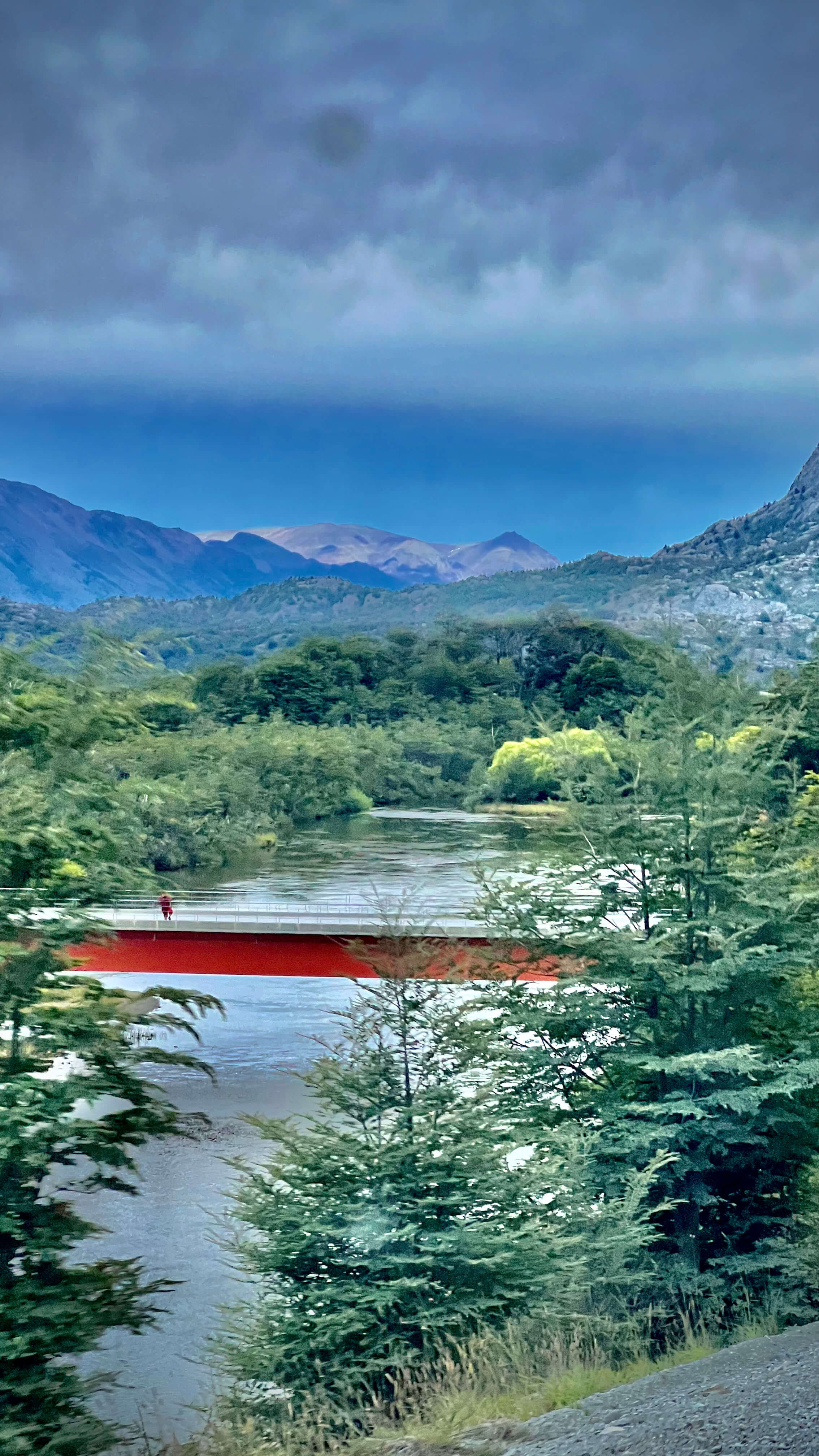Desagüe del lago Cisnes al lago Ciervo, Carretera Austral, Villa O'Higgins - ebike tour