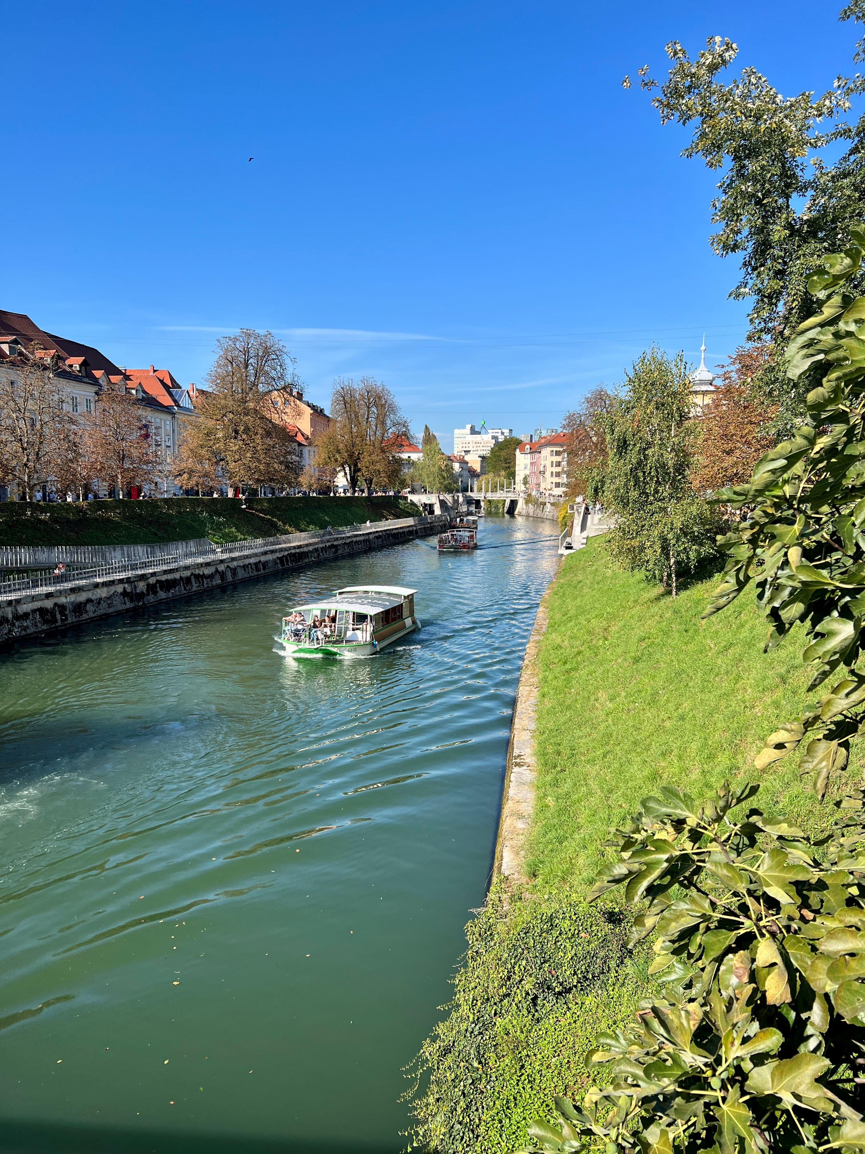 Ljubljanica river boats