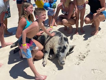 Kids are welcomed here . Family fun day