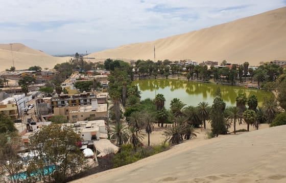 Dune Buggy at Huacachina desert in Ica