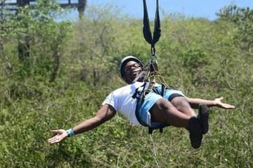 Dunn’s River Falls,Zip lining & horseback riding Combo tour from Montego Bay