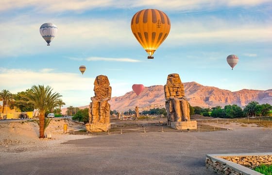 Luxor Hot-air Balloon, Kings Valley, Hatshepsut, Memnon, (Al)
