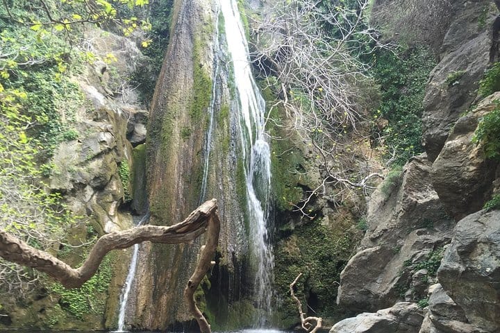 the waterfall
