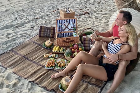 Gourmet Picnic on a Private Beach