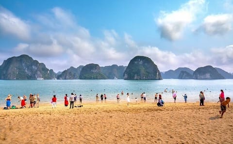 Halong Bay Day Tour from Hanoi: Cruise, Island, and Cave Exploration