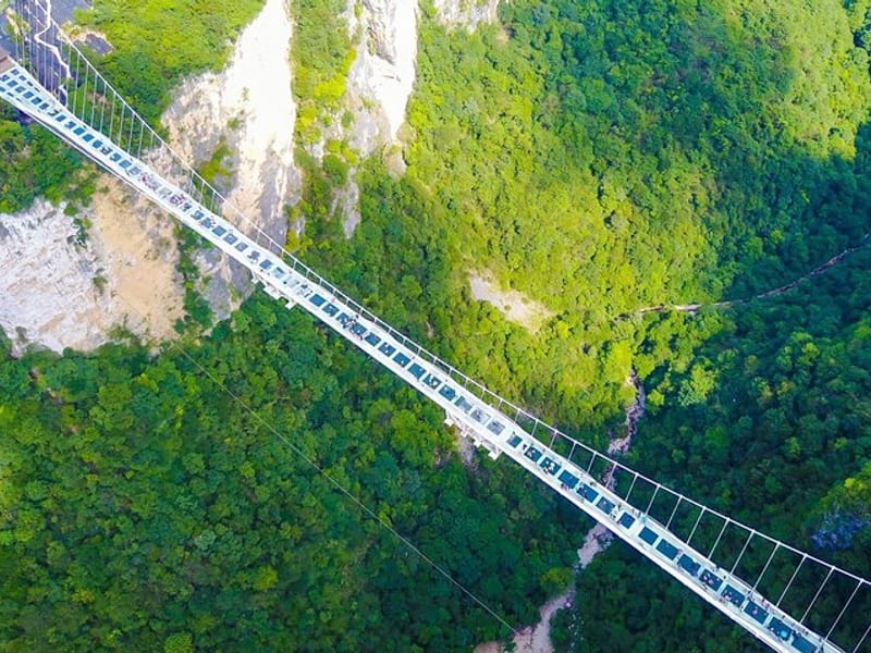 Zhangjiajie to Avatar Mountain and Glass Bridge Private Tour