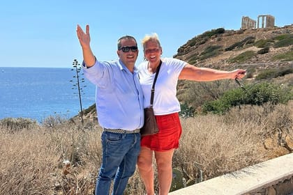 Private Tour Sounio Athens Riviera with Traditional Greek Food