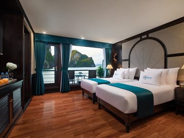 HaLong Bay - Lan Ha Bay with 5-Star Cruise & Balcony Cabin