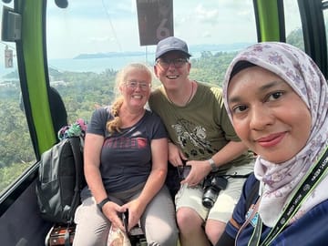 Langkawi Half Day Cable Car Sky Bridge and Waterfall Private Tour