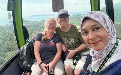 Langkawi Half Day Cable Car Sky Bridge and Waterfall Private Tour