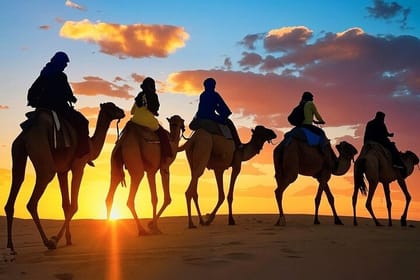 Marrakech: Agafay Desert Quad Biking, Camel Ride & Dinner Show