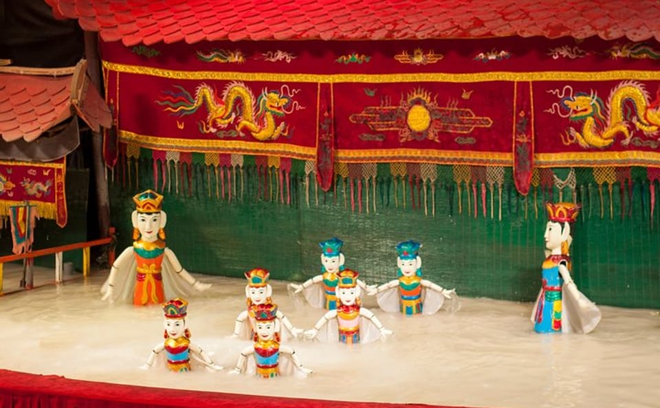 Hanoi Night Tour with Water Puppet Show Experience