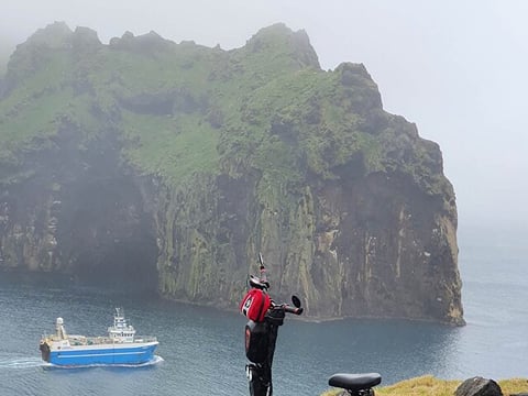 Eyjascooter volcano tour in Westman Island, photo 11
