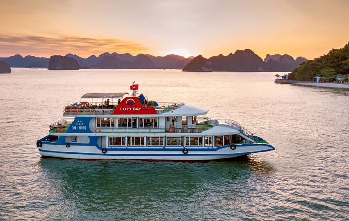 Cozy Premium Cruise Halong 1 Day Trip from Hanoi by Expressway
