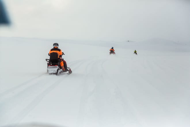 Glacier Snowmobiling & Ice Cave from Geysir Area photo 3