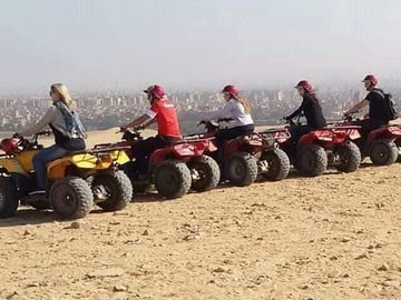 1 hour ATV Quad Bike at Giza Pyramids from Cairo.|