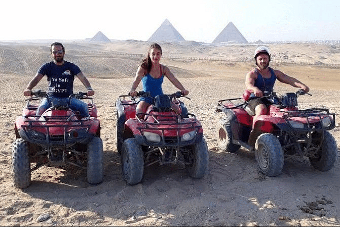 Quad bike desert safari at the Giza pyramids