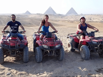 Quad Bike Desert Safari at the Giza Pyramids in Egypt