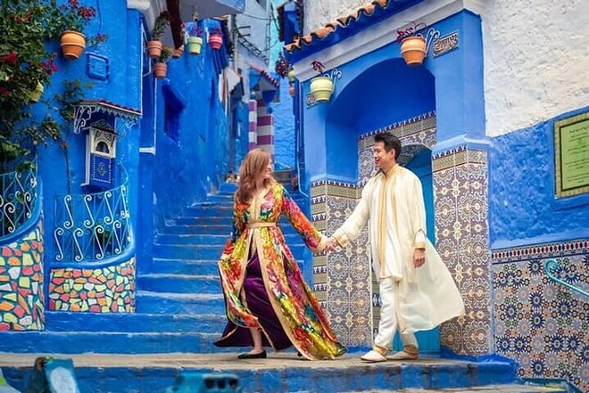 Discover Morocco’s famous Blue City on your shore excursion.