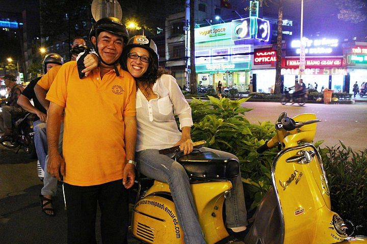 Saigon Nightlife Adventure: Unforgettable Vespa Tour & Culinary Delights