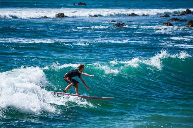 Fun in the waves