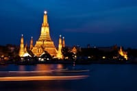 The Temple of Dawn at night