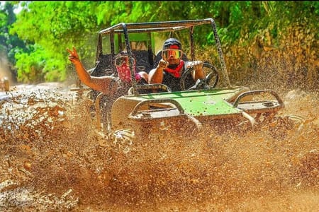 Half-Day Buggy Tour to Water cenote and Macao Beach in Punta Cana