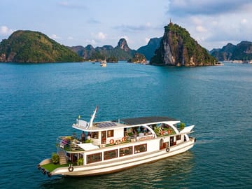 Wonder Bay Cruise Halong Day Boat Tour from Harbor (34 Paxs Max)