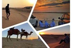 No Rush Desert Safari: 6-Hour Adventure & Inland Sea Relaxation