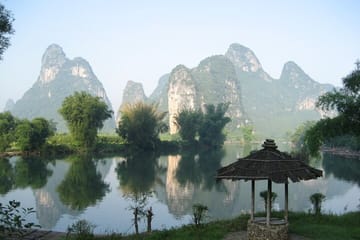 Li River Cruise Yulong River Bamboo Rafting Sunset Day Tour