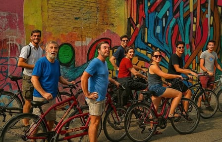 BICYCLE TOUR AND LUNCH AT SPOT FAVORITE OF ANTHONY BOURDAIN