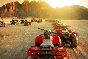 Private Half Day Quad Bike Safari Tour with Dinner from Hurghada
