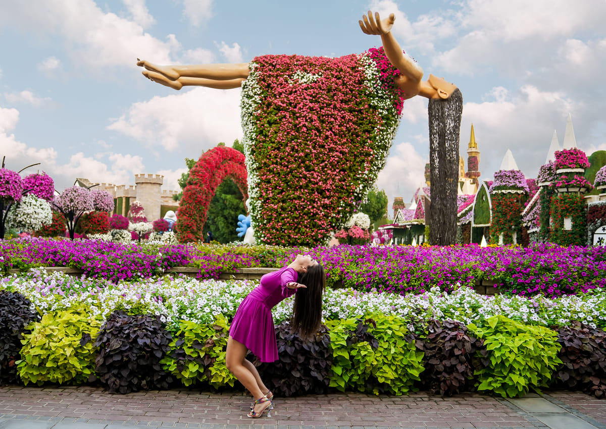 Dubai : Miracle Garden, The World’s Largest Flower Paradise