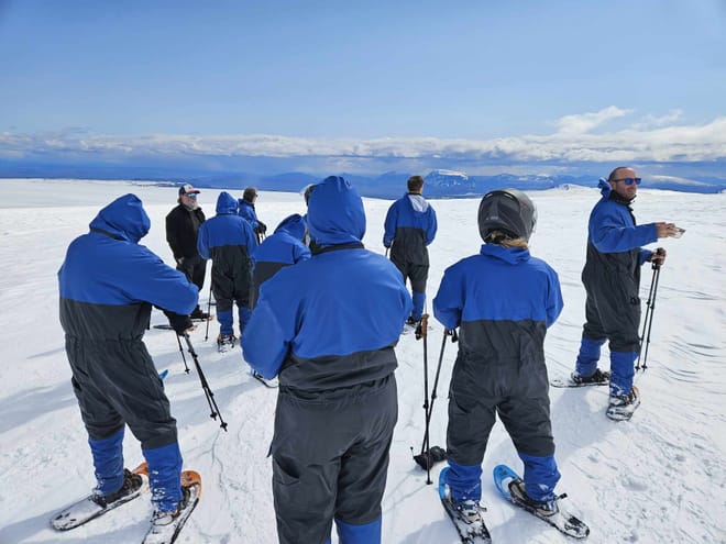 Snowmobile on Langjökull Glacier - Meet us in Husafell photo 3