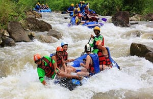 PHUKET-PHANG NGA: Join Tour Full Day White water Rafting 5 Km. Zipline 150 M. Phang Nga Bay with Lunch