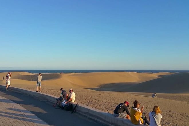 Maspalomas Dunes Panoramic View