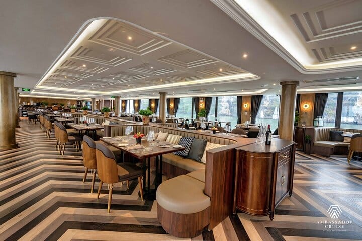 Ambassador Day Cruise - Halong Bay 5 Star Day Cruise from Harbor